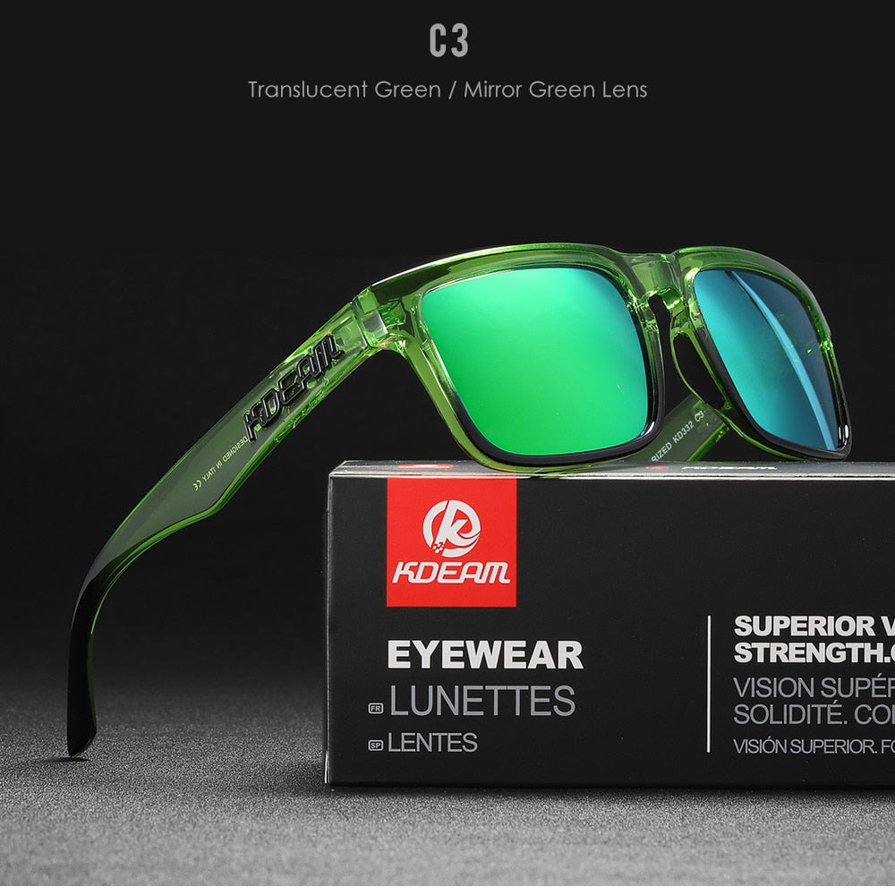 FS Bold Collection Shades | Translucent Green | Mirror Green Lens | Polarized Sunglasses | Sunglasses | Polarized Sunglasses | Glasses | Shades | Funky Sunglasses | Cheap Sunglasses | Cheap Polarized Sunglasses | Funky Shades | Funky Shadez
